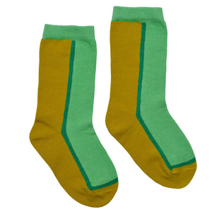 Molemin | Socken gestreift Grün | von Ba*Ba Kidswear