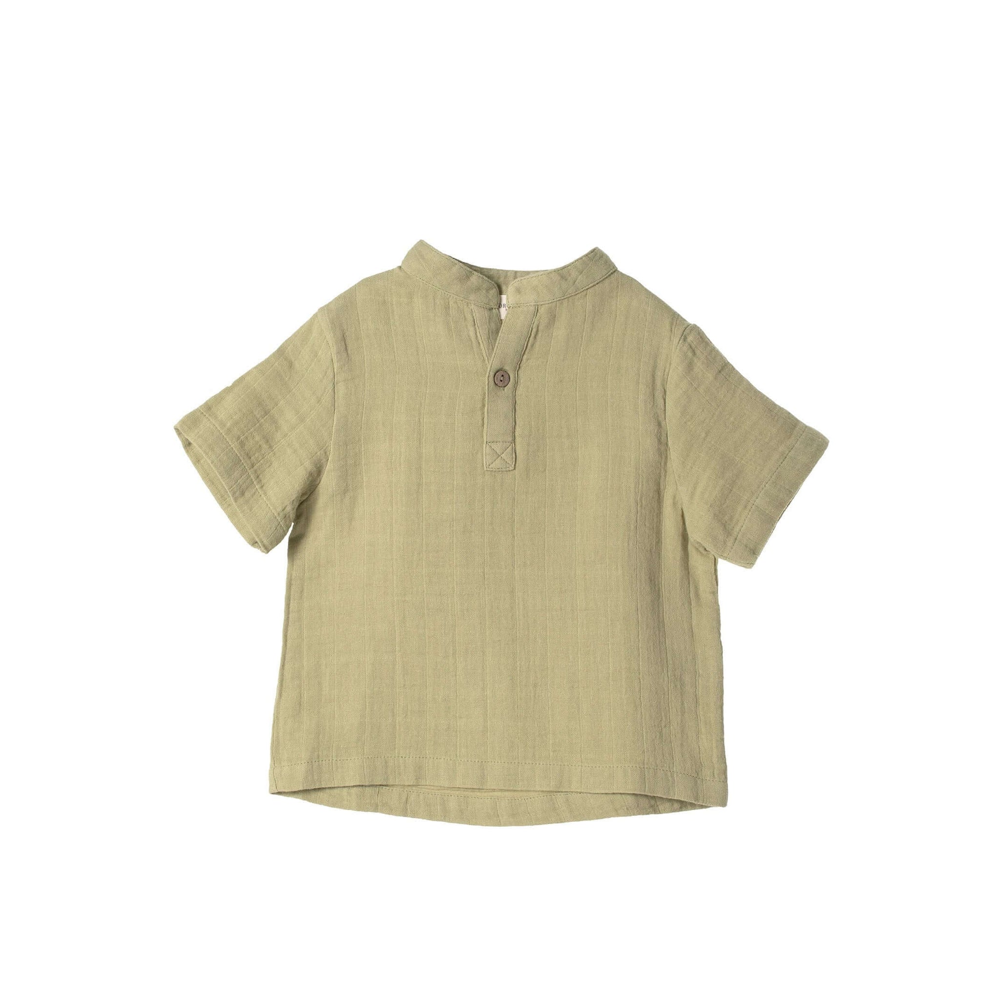 Molemin | Musselin Shirt kurzarm Play of colors | von Organic by Feldman