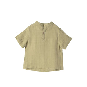 Molemin | Musselin Shirt kurzarm Play of colors | von Organic by Feldman