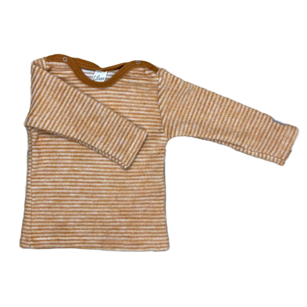 Molemin | Shirt Wollfrottee-Plüsch Ringel | von Lilano