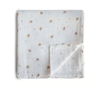 Molemin | Muslin Swaddles Blanket Sparrow | von Mushie