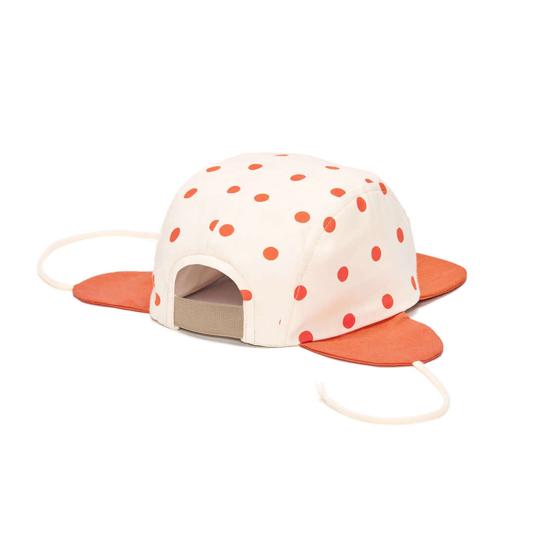 Molemin | Baby Cap Wolly polka red | von New Kids in the House