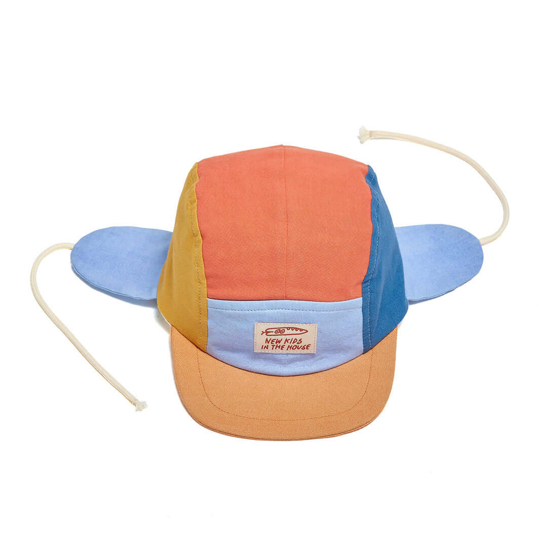 Molemin | Baby Cap Wolly washed-out multi | von New Kids in the House