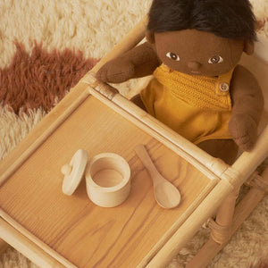 Molemin | Doll wooden Feeding Set | von Olli Ella
