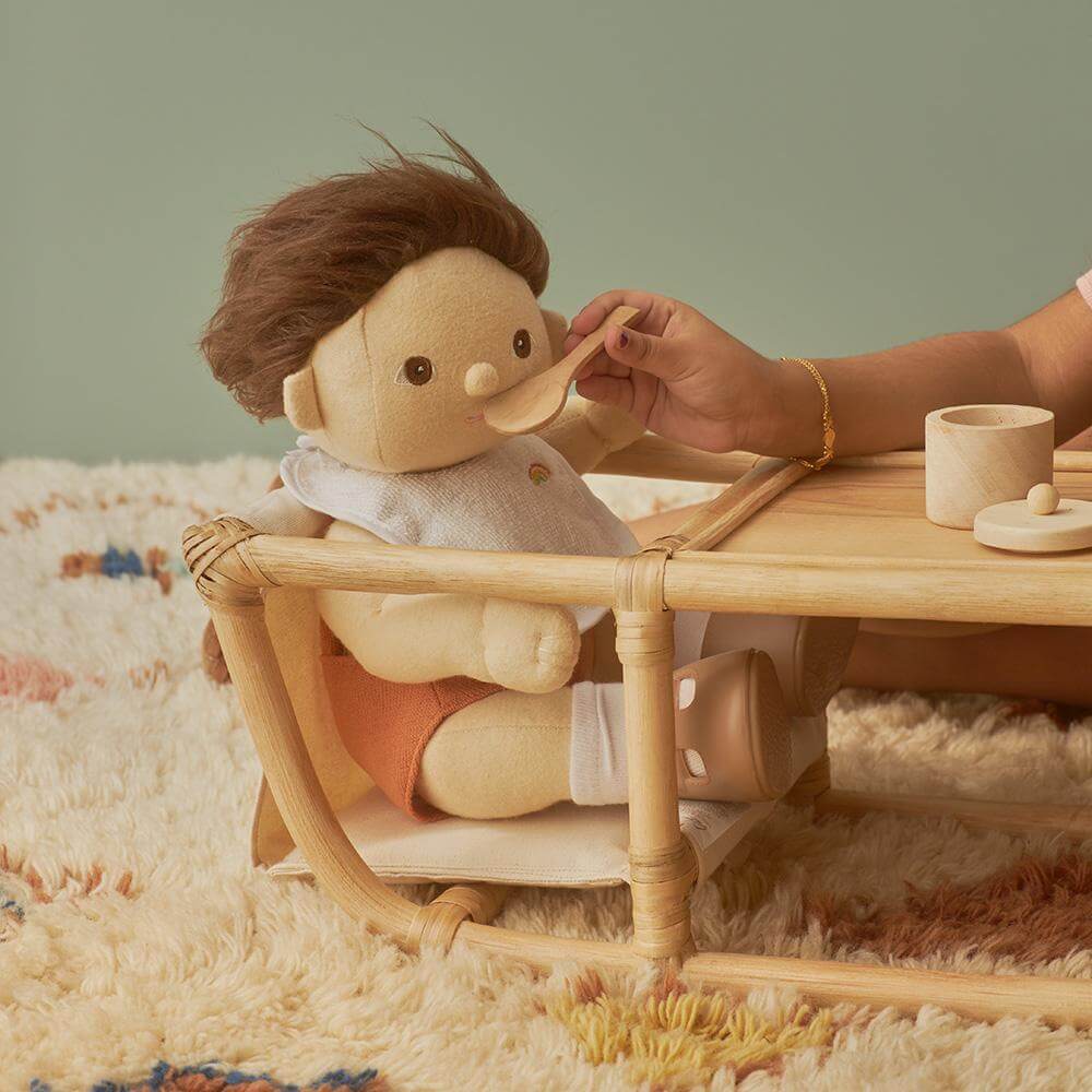 Molemin | Doll wooden Feeding Set | von Olli Ella