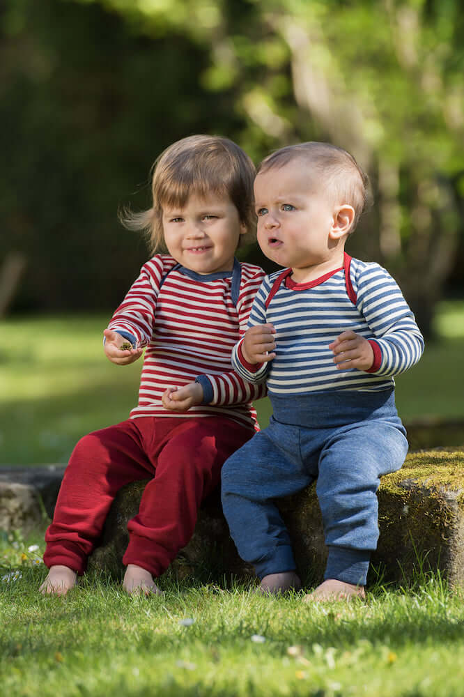 Molemin | Baby & Kleinkind Langarm Schlupfhemd Wolle | von Engel