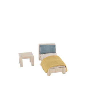Molemin | Doll Furniture Einzelbett | von Olli Ella