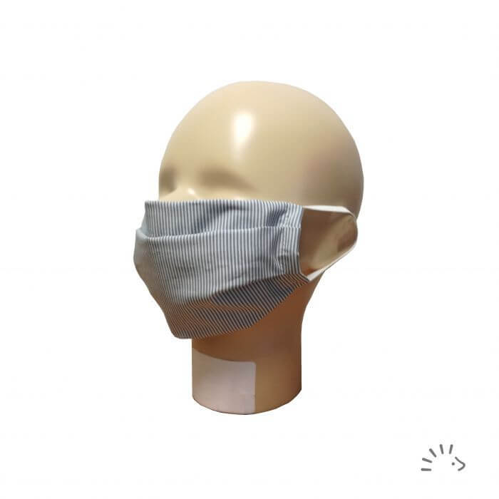 Molemin | Mund-Nasen-Maske Fine Stripe | von iobio / PoPoLiNi