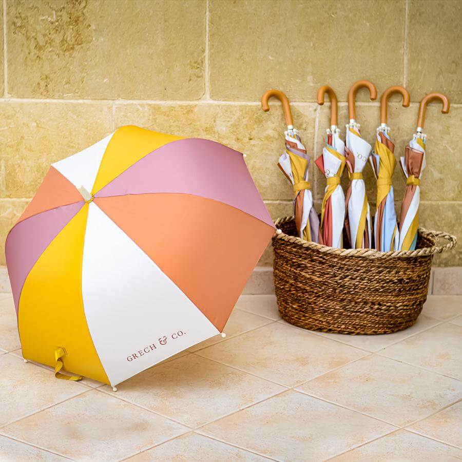 Molemin | Kinder Regenschirm Burlwood | von Grech & Co.