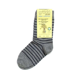Molemin | Kinder-Socken Gestreift Schurwolle | von Grödo