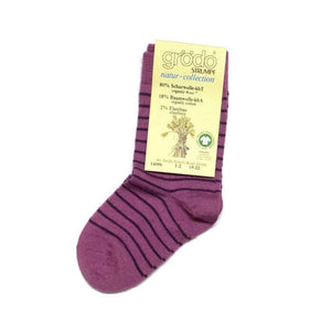 Molemin | Kinder-Socken Gestreift Schurwolle | von Grödo