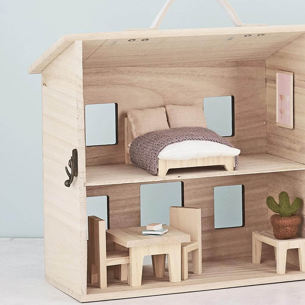 Molemin | Doll Furniture Doppelbett | von Olli Ella