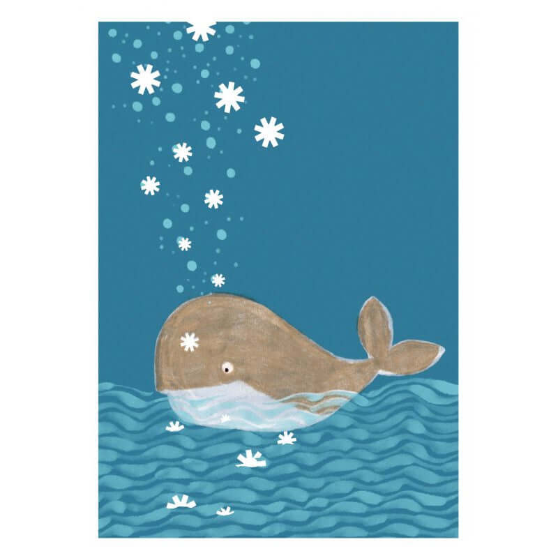 Molemin | Walfisch Postkarte | von schönegrüsse