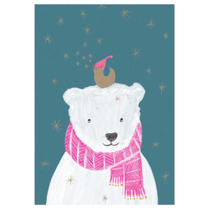Molemin | Lullaby – Eisbär Postkarte | von schönegrüsse