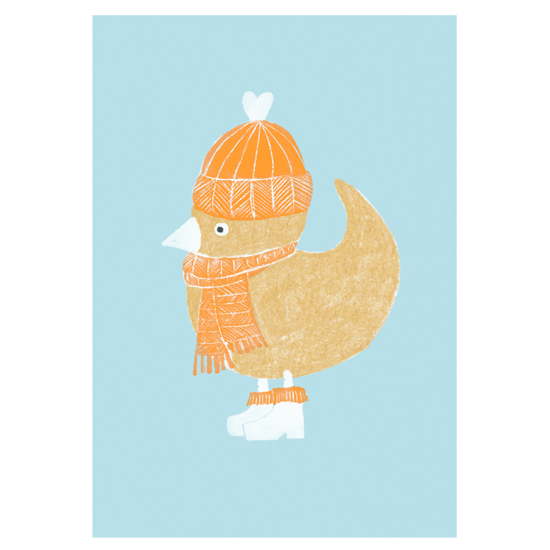 Molemin | Circus - Vogel Postkarte | von schönegrüsse